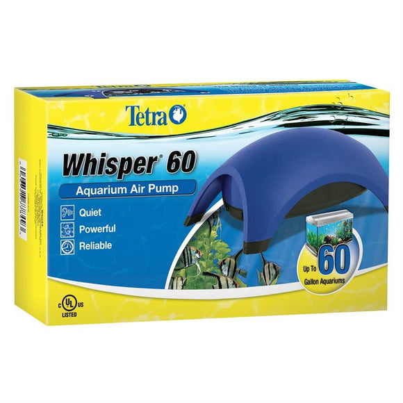Tetra Whisper Air Pump 060 (UL) up to 60 Gallons Aquatic Spectrum Brands 