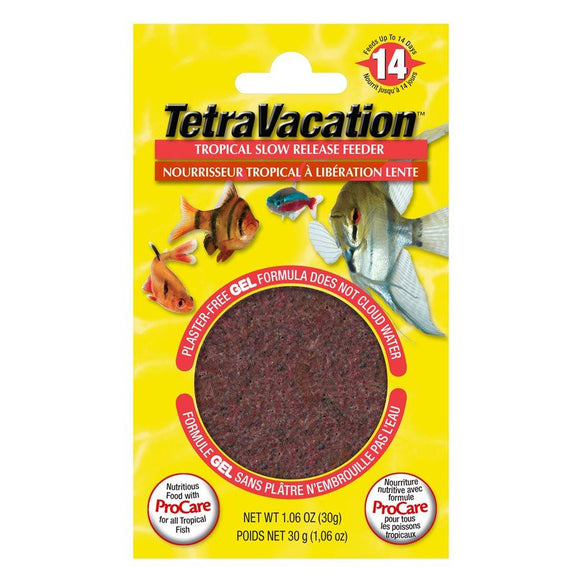 Tetra Vacation Gel Feeder (Bilingual) 1.06oz Aquatic Spectrum Brands 