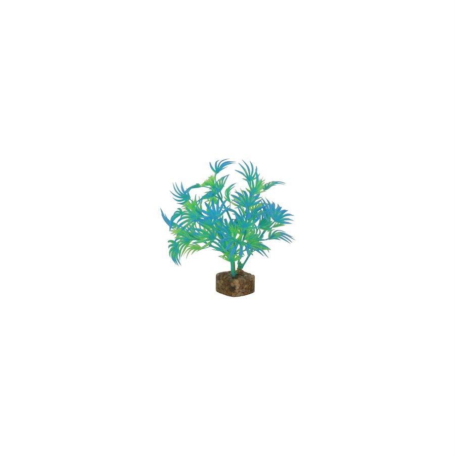 Spectrum GloFish Plant Small Green Blue Aquatic Spectrum Brands 