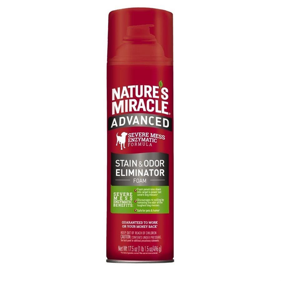 Spectrum Nature's Miracle Advanced Dog Stain & Odor Foam Aerosol 17.5oz Dog Supplies Spectrum Brands 