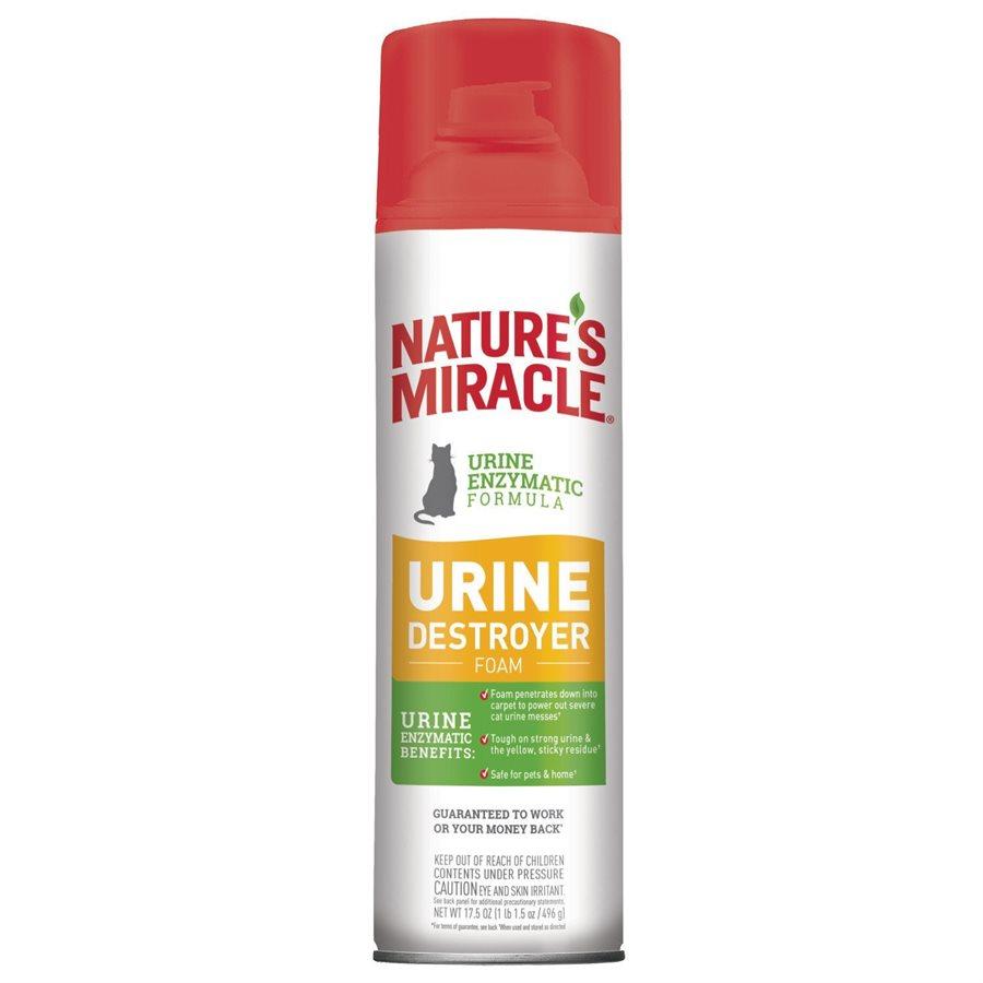 Spectrum Nature's Miracle Cat Urine Destroyer Foam Aerosol 17.5oz Cat Supplies Spectrum Brands 