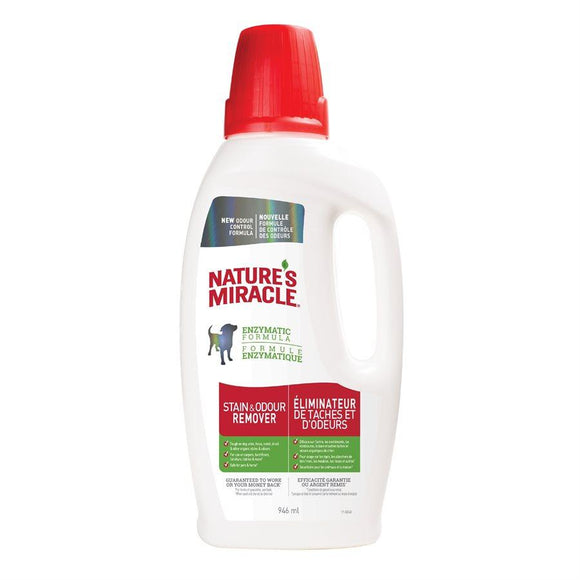 Spectrum Nature's Miracle Stain & Odor Remover Bottle 32oz Dog Supplies Spectrum Brands 