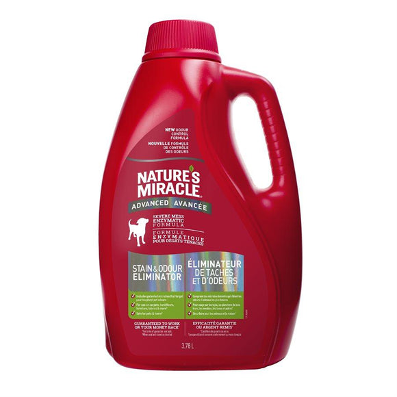 Spectrum Nature's Miracle Advanced Stain & Odor Remover 1 Gallon 128oz Dog Supplies Spectrum Brands 