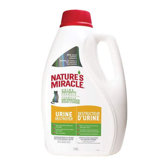 Spectrum Nature's Miracle Just for Cats Urine Destroyer 1 Gallon 128oz Cat Supplies Spectrum Brands 