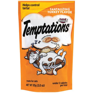 Temptations Cat Treats Tantalizing Turkey Flavor 85g Cat Food MARS Petcare 