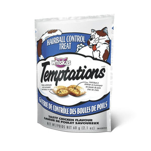Temptations Hairball Control Cat Treats Tasty Chicken Flavor 60g Cat Food MARS Petcare 