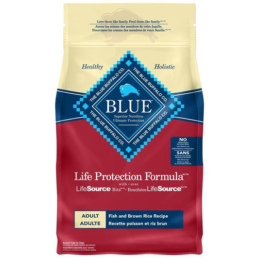 Blue Buffalo Life Protection Adult Dog Fish 15LB Dog Food Blue Buffalo 