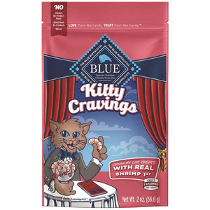 Blue Life Protection Kitty Cravings Real Shrimp Treats 2 oz Cat Food Blue Buffalo 