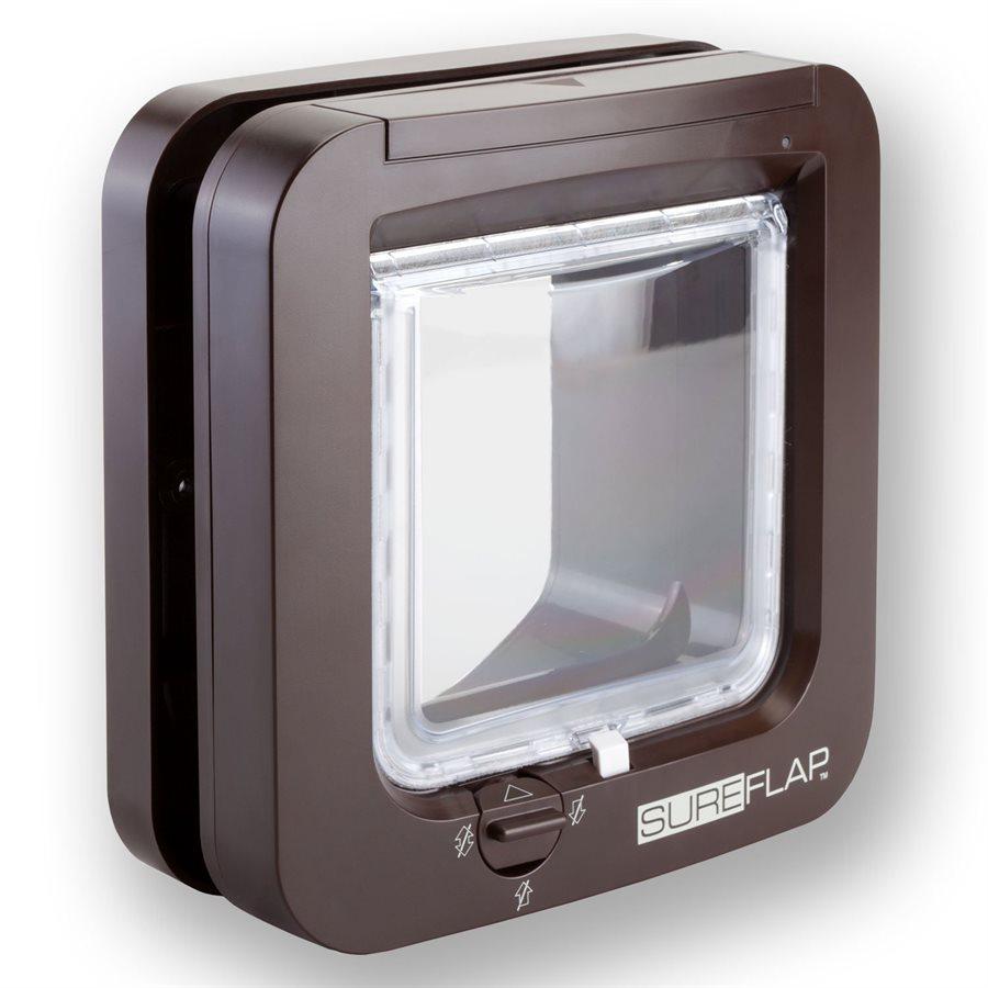 SureFlap Dual Scan Microchip Cat Flap Brown Cat Supplies SureFlap 