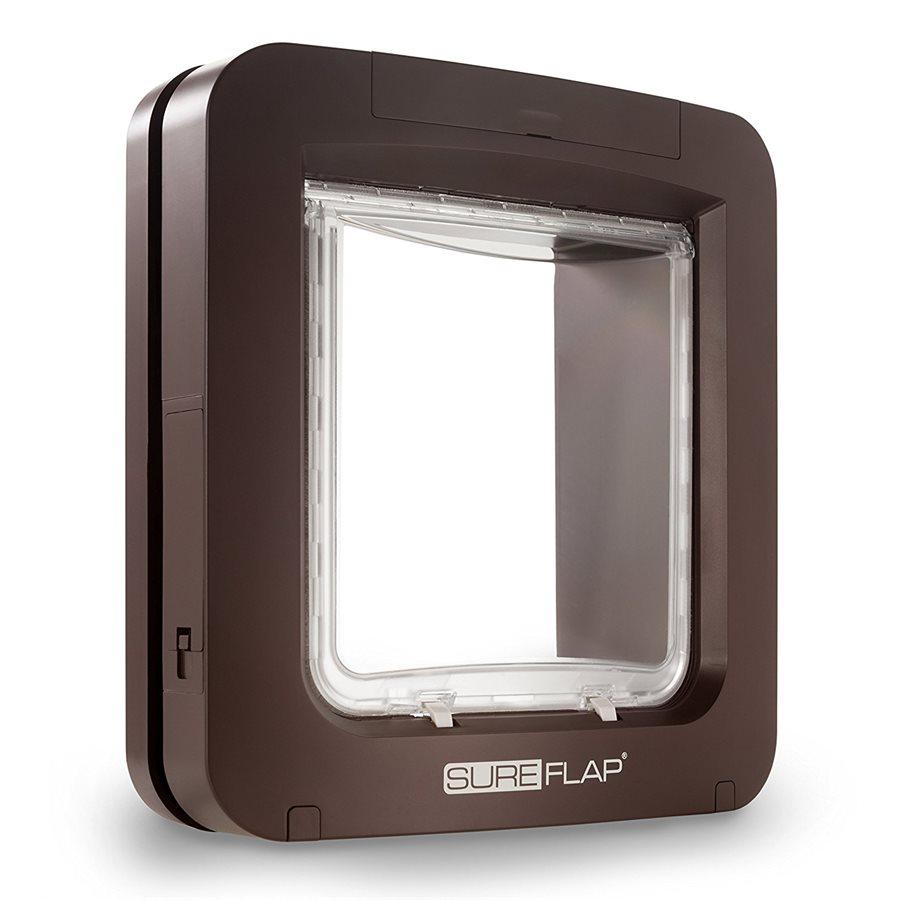 SureFlap Microchip Pet Door Brown Cat Supplies SureFlap 