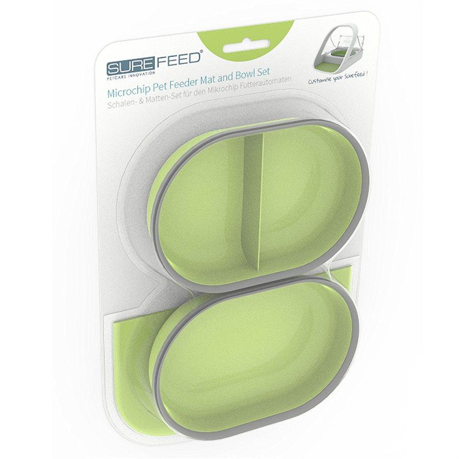 SureFeed Feeder Mat & Bowl Set Green Cat Supplies SureFlap 