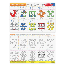Numbers 1-10 Write-a-Mat