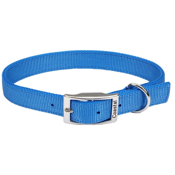Coastal® Double-Ply Dog Collar Blue Lagoon - 1in x 26in KB Depot Express 