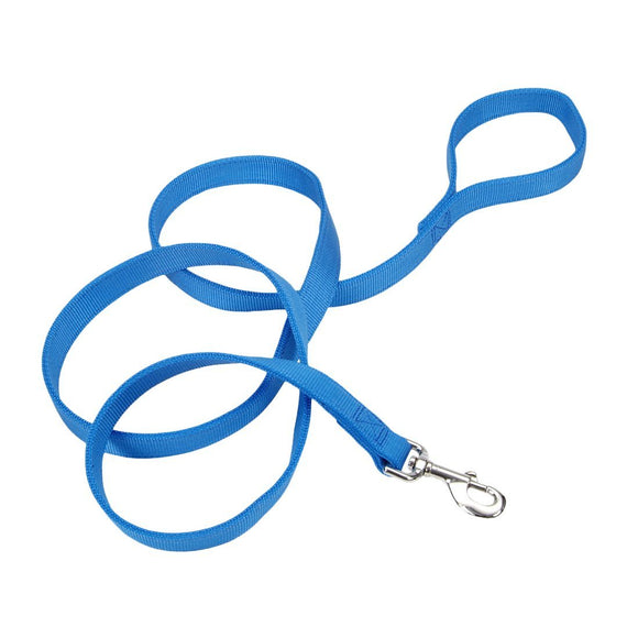 Coastal® Double-Ply Dog Leash - 1in x 4ft Blue Lagoon KB Depot Express 