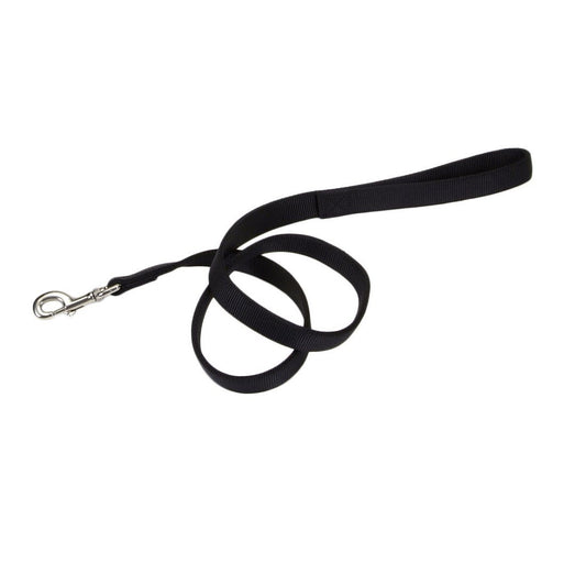 Coastal® Double-Ply Dog Leash - 1in x 6ft Black KB Depot Express 