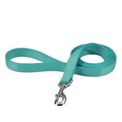Coastal® Double-Ply Dog Leash - 1in x 6ft Teal Dog Supplies Lei's Pet 