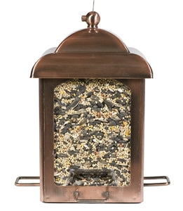 Perky-Pet Antique Copper Lantern Wild Bird Feeder