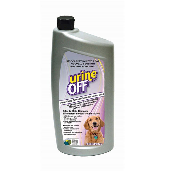 Urine Off Dog & Puppy Formula Bottle with Carpet Cap 32oz Dog Supplies Urine Off 