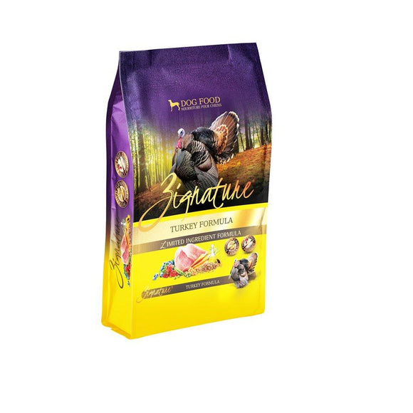 Zignature Limited Ingredient Grain Free Turkey Dog Food 4 LB Dog Food Zignature 