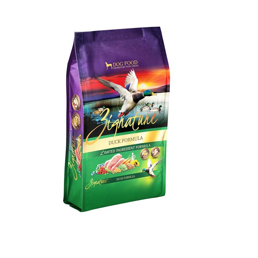 Zignature Limited Ingredient Grain Free Duck Dog Food 4 LB Dog Food Zignature 