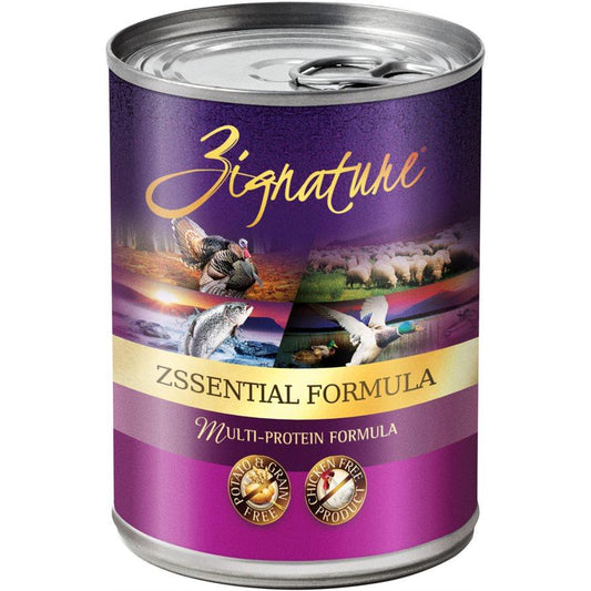 Zignature Limited Ingredient Grain Free Zssentials Dog Food 12/13 oz Dog Food Zignature 
