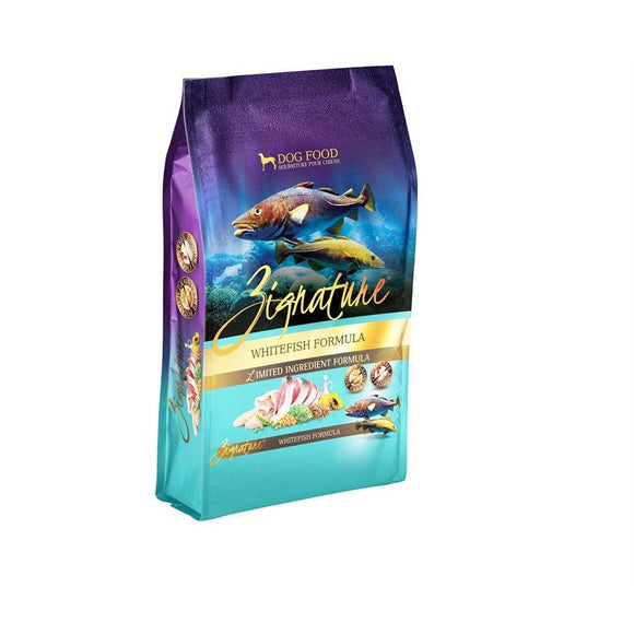 Zignature Limited Ingredient Grain Free Whitefish Dog Food 4 LB Dog Food Zignature 