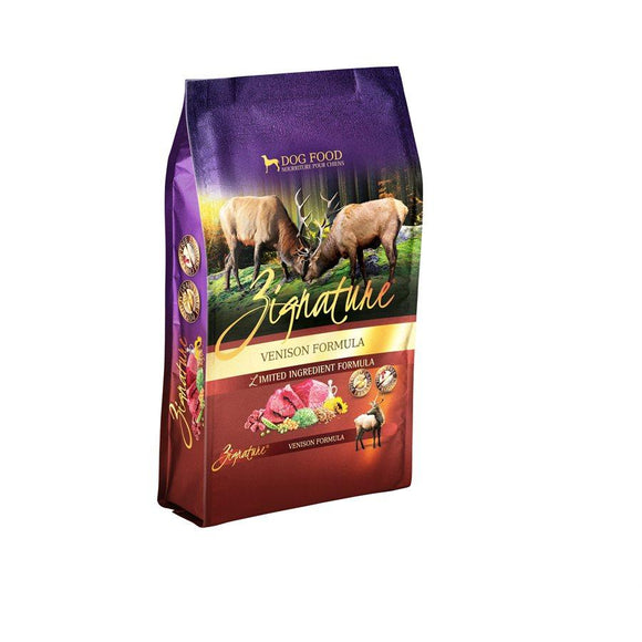 Zignature Limited Ingredient Grain Free Venison Dog Food 4 LB Dog Food Zignature 