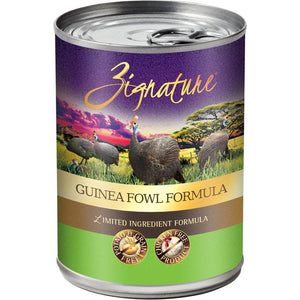 Zignature Limited Ingredient Grain Free Guinea Fowl Dog Food 12/13 oz Dog Food Zignature 