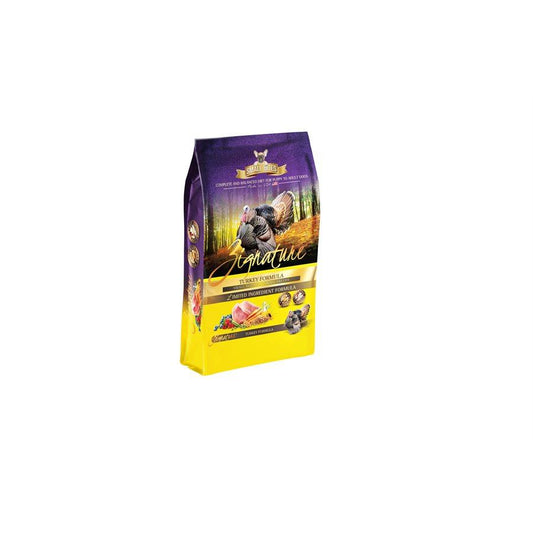 Zignature Dog Limited Ingredient Grain Free Turkey Small Bites 4LB Dog Food Zignature 