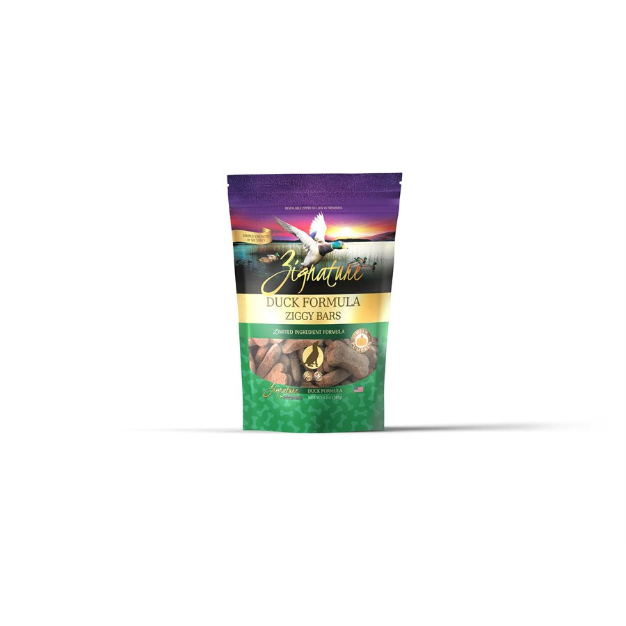 Zignature Ziggy Bars Whitefish Formula Biscuit Treats for Dogs 12oz