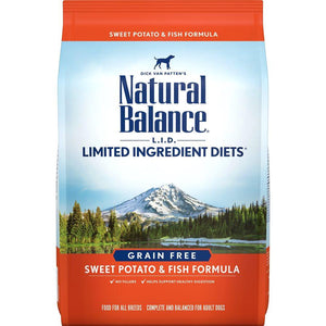 Natural Balance Dog LID Sweet Potato & Fish Formula 4.5LB Dog Food Natural Balance 