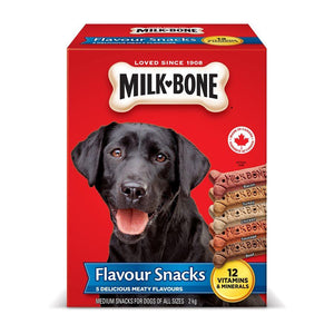 Smuckers Milk Bone Flavour Snacks Medium Biscuits 6/2KG Dog Treats J.M.Smuckers 