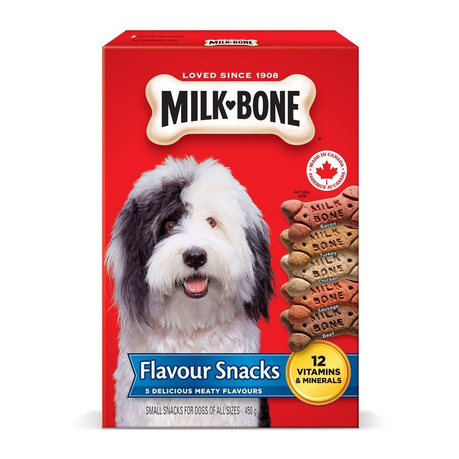 Smuckers Milk Bone Flavour Snacks Small Biscuits 12/450g Dog Treats J.M.Smuckers 