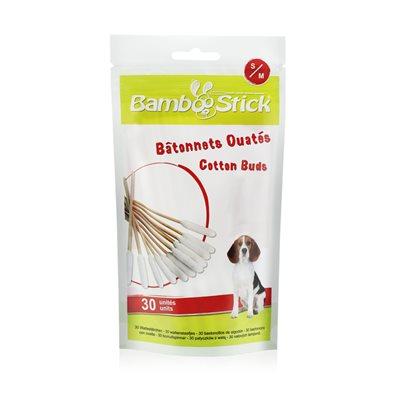 Tick Twister BambooStick Cotton Buds Small/Medium 30 Pack Dog Supplies Tick Twister 