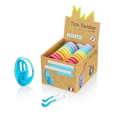 Tick Twister 2-Count ClipBox PDQ - 20 Count Dog Supplies Tick Twister 