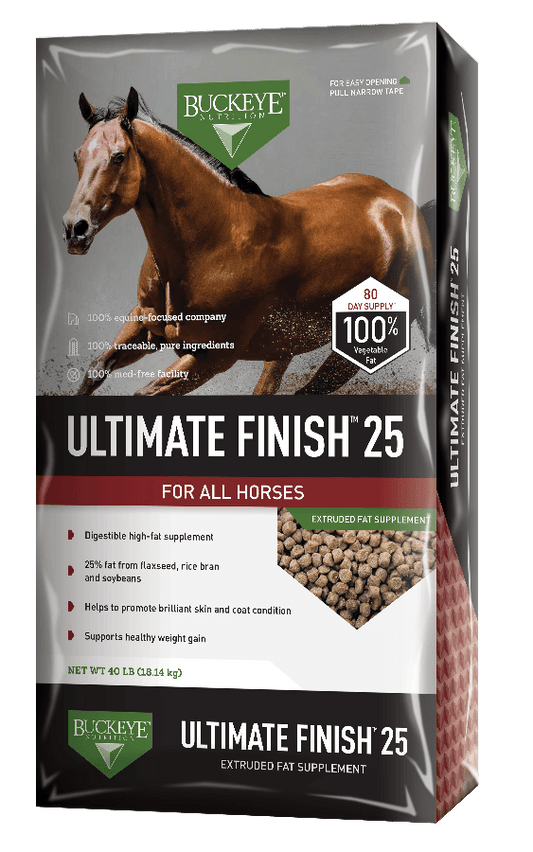 Buckeye Ultimate Finish 25 - 18kg Equine Buckeye 