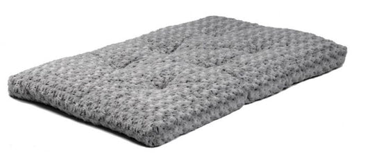 MID-WEST HOMES Ombre Gray Swirl Fur Pet Bed