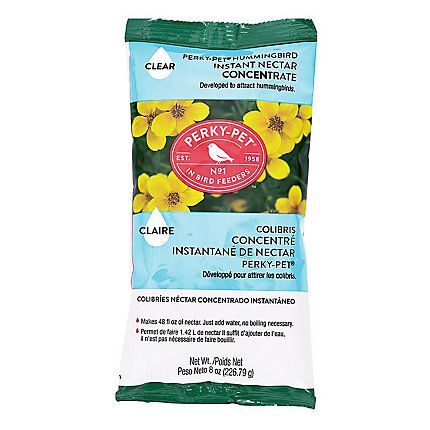 Perkys Pet Clear Hummingbird Nectar Concentrate Stand Up Bag Bird 8oz