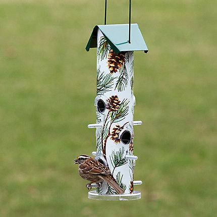 Perky-Pet Pine Metal Tube Bird Feeder – 1lb Seed Capacity KB Depot Express 