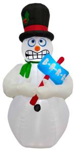 Santas Forest 90511 Inflatable Motion Snowman 6Ft Christmas Decorations Santas forest 