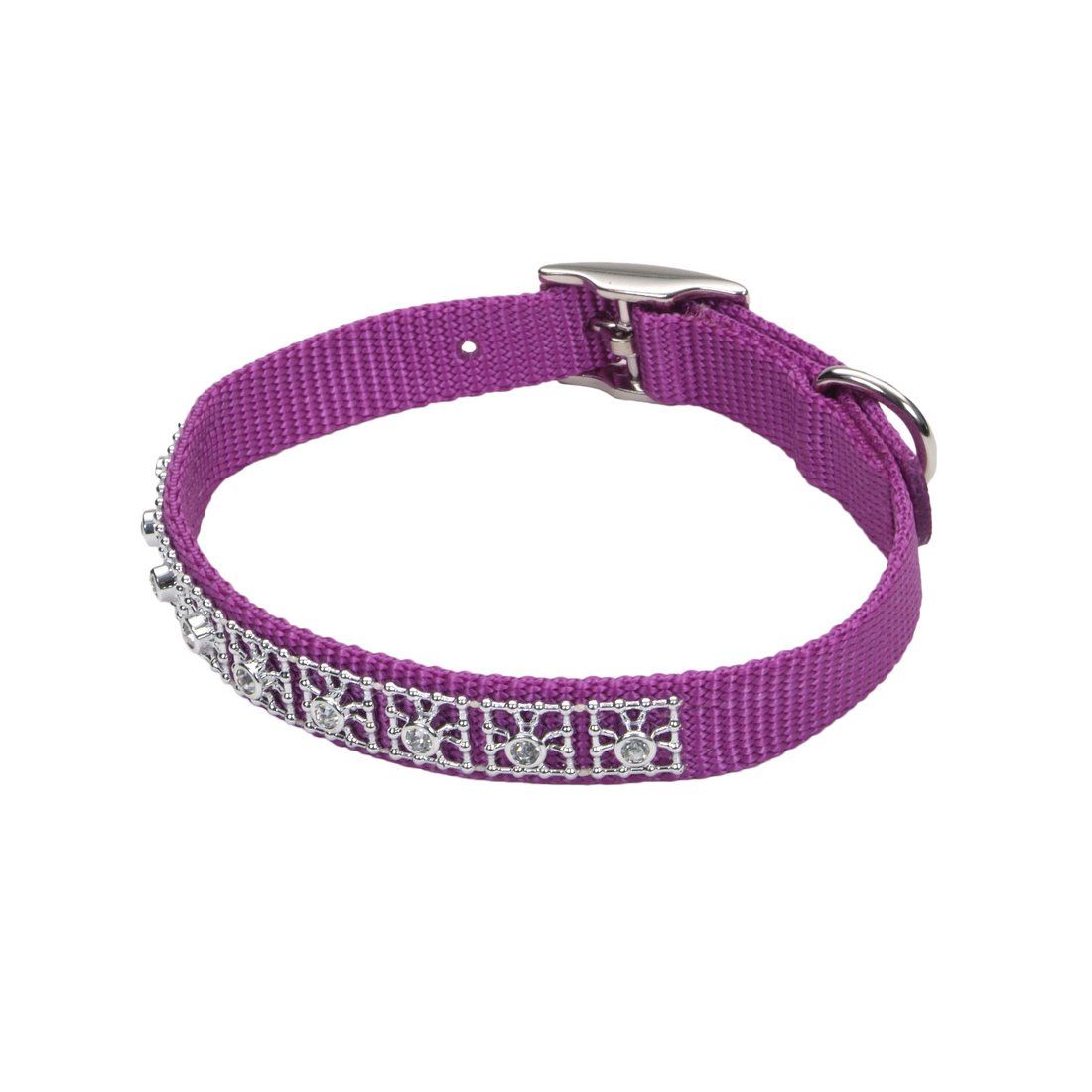 Coastal® Jeweled Dog Collar Orchid - 5/8in x 14in KB Depot Express 