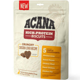 Acana High Protein Biscuits 255g Dog Treats Champion Pet Foods Crunchy Chicken Liver Recipe - Small 