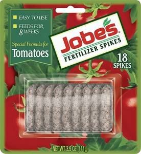 Jobes Fertilizer Spikes 6-18-6 Formula for Tomatoes 111g
