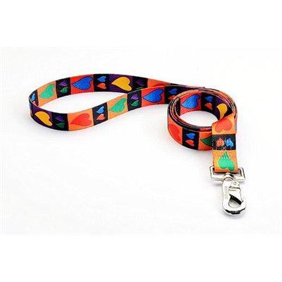 Reflex Leash 1"x6" Hearts Cat Supplies Reflex Corporation 