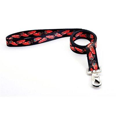 Reflex Leash 3/4"x6" Chilli Peppers Cat Supplies Reflex Corporation 