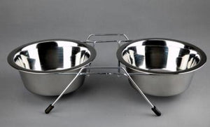 Advance Pet Products Stainless Steel Double Diners 2x1pt KB Depot Express 