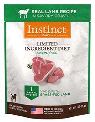 Instinct Limited Ingredient Diet Grain Free Grass Fed Lamb Pouch Dog Food Lei's Pet 