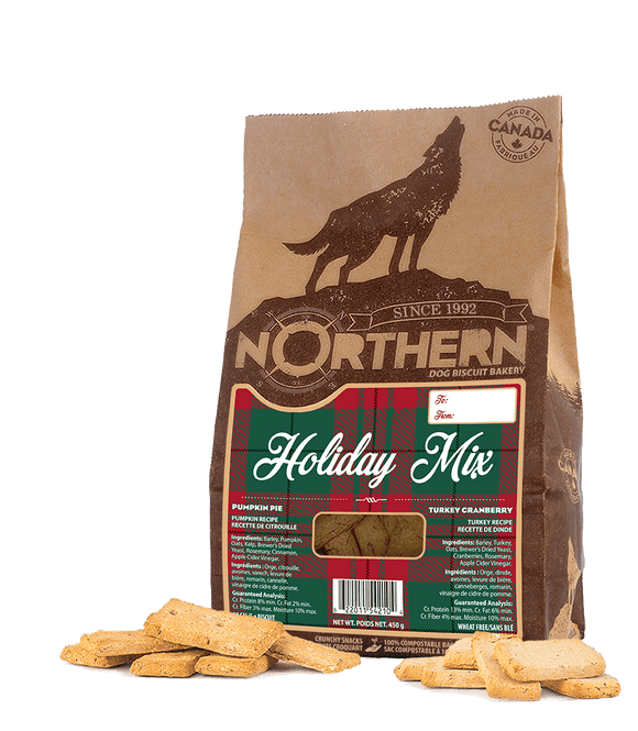 Northern Dog Biscuit Bakery Holiday Mix Dog Treats Lei's Pet 