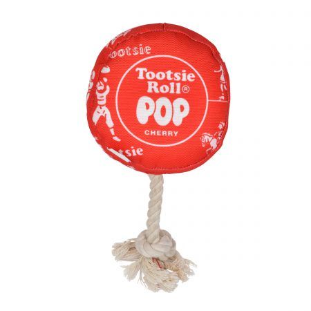 Our Pets Tootsie Pop Plush Dog Toy Bilingual