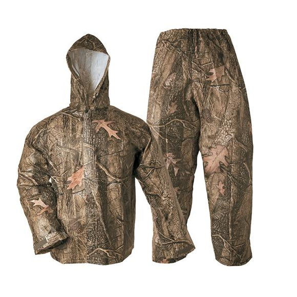 PVC Rainsuit, Oak Tree Camo - Large Hunting Continental Sports Inc. 